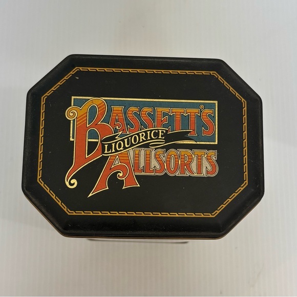 Bassett's Allsorts Liquorice Tin Container w/Lid England 26oz - Picture 6 of 10